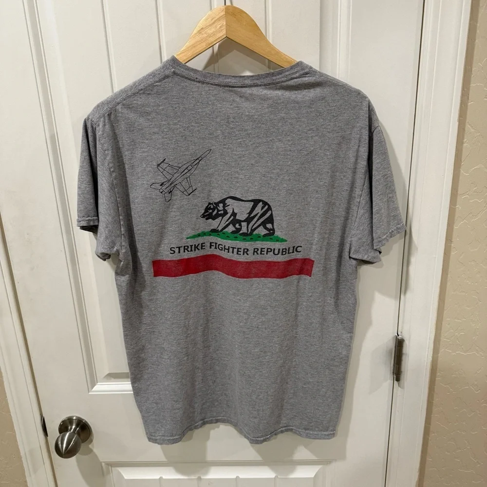 US Navy VFA-86 Sidewinders T-Shirt Gray Mens M Graphic Tee